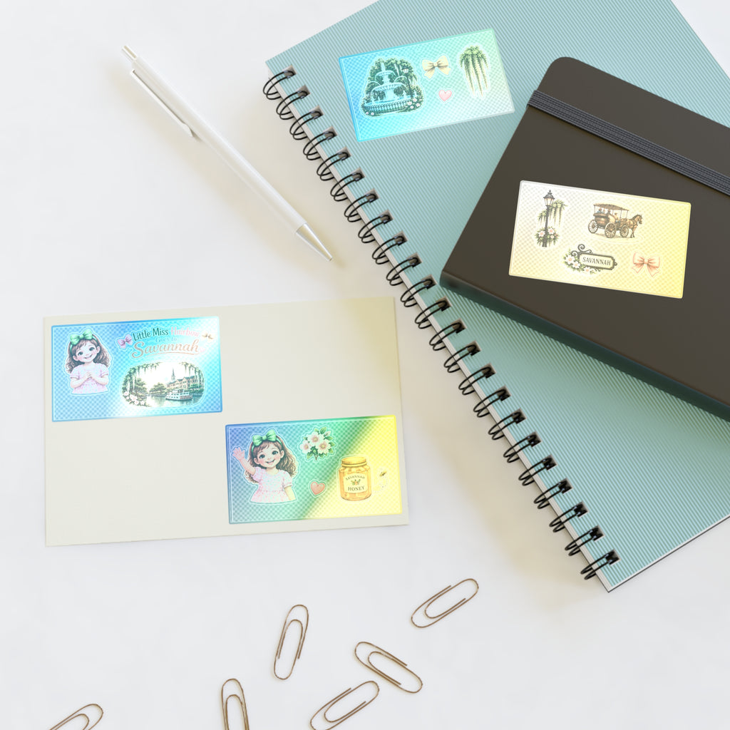Little Miss Hairbow Savannah Stickers
