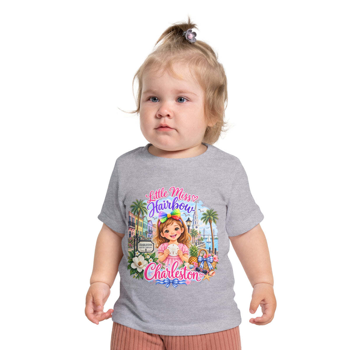 Little Miss Hairbow Baby T-shirt