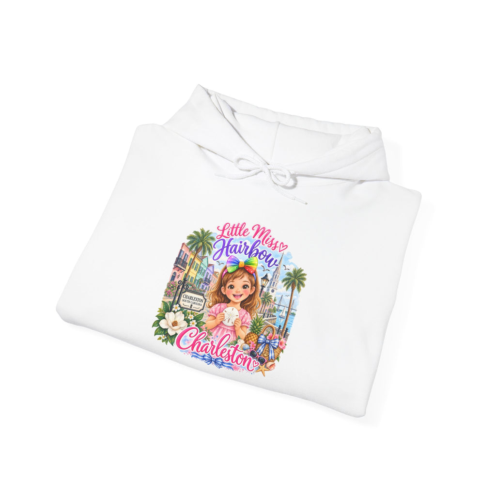Little Miss Hairbow Charleston Hooded Sweatshirt