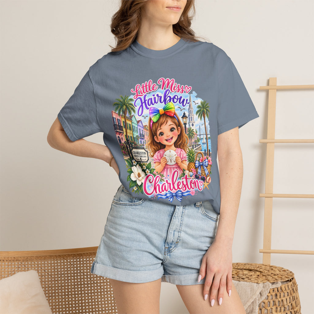 Little Miss Hairbow Charleston T-Shirt