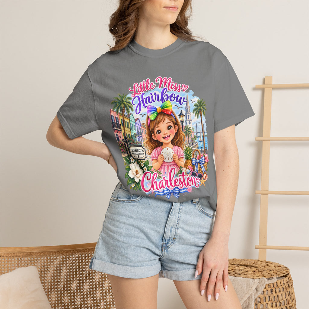Little Miss Hairbow Charleston T-Shirt