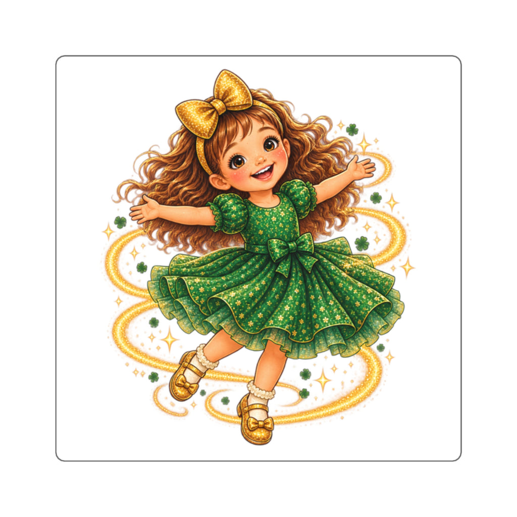 Little Miss Hairbow Goes to Green Bay sticker