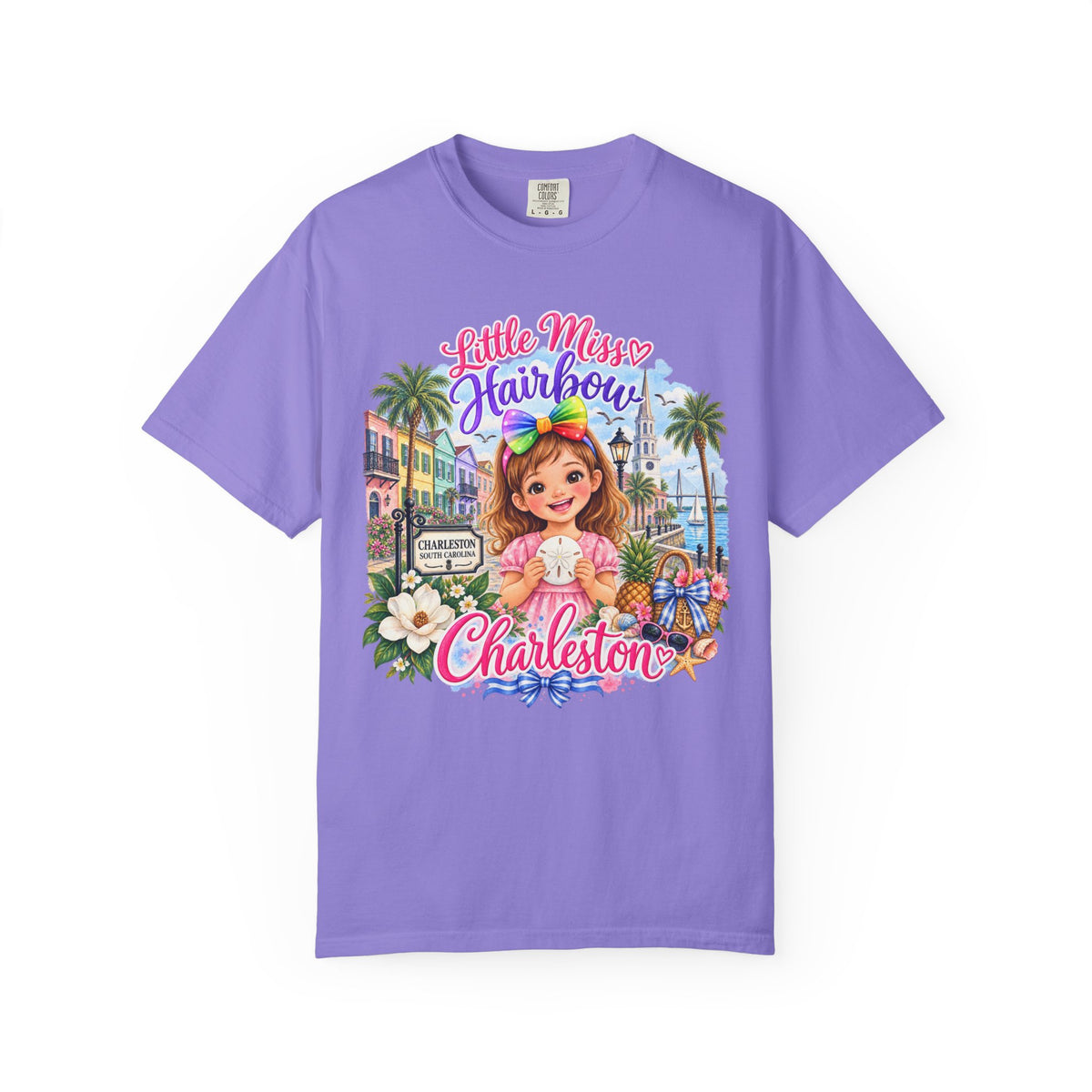 Little Miss Hairbow Charleston T-Shirt