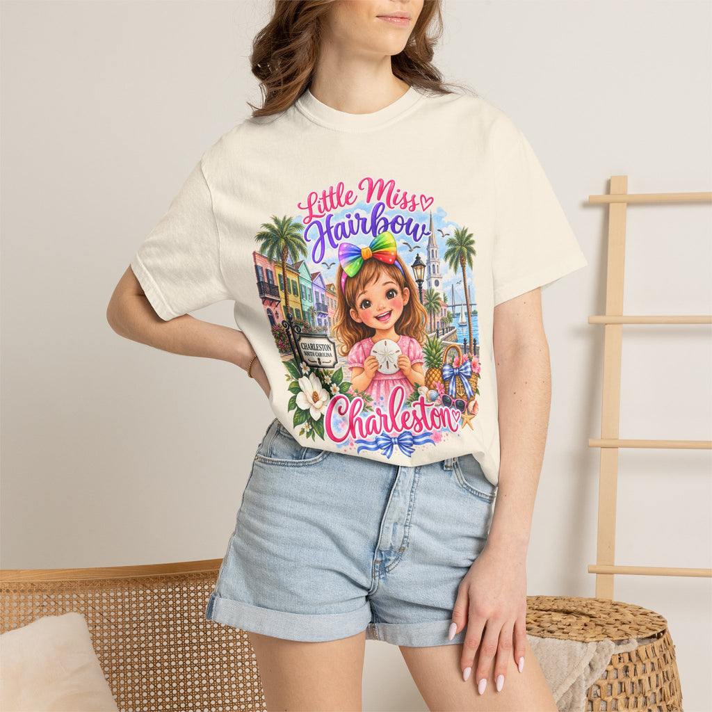 Little Miss Hairbow Charleston T-Shirt