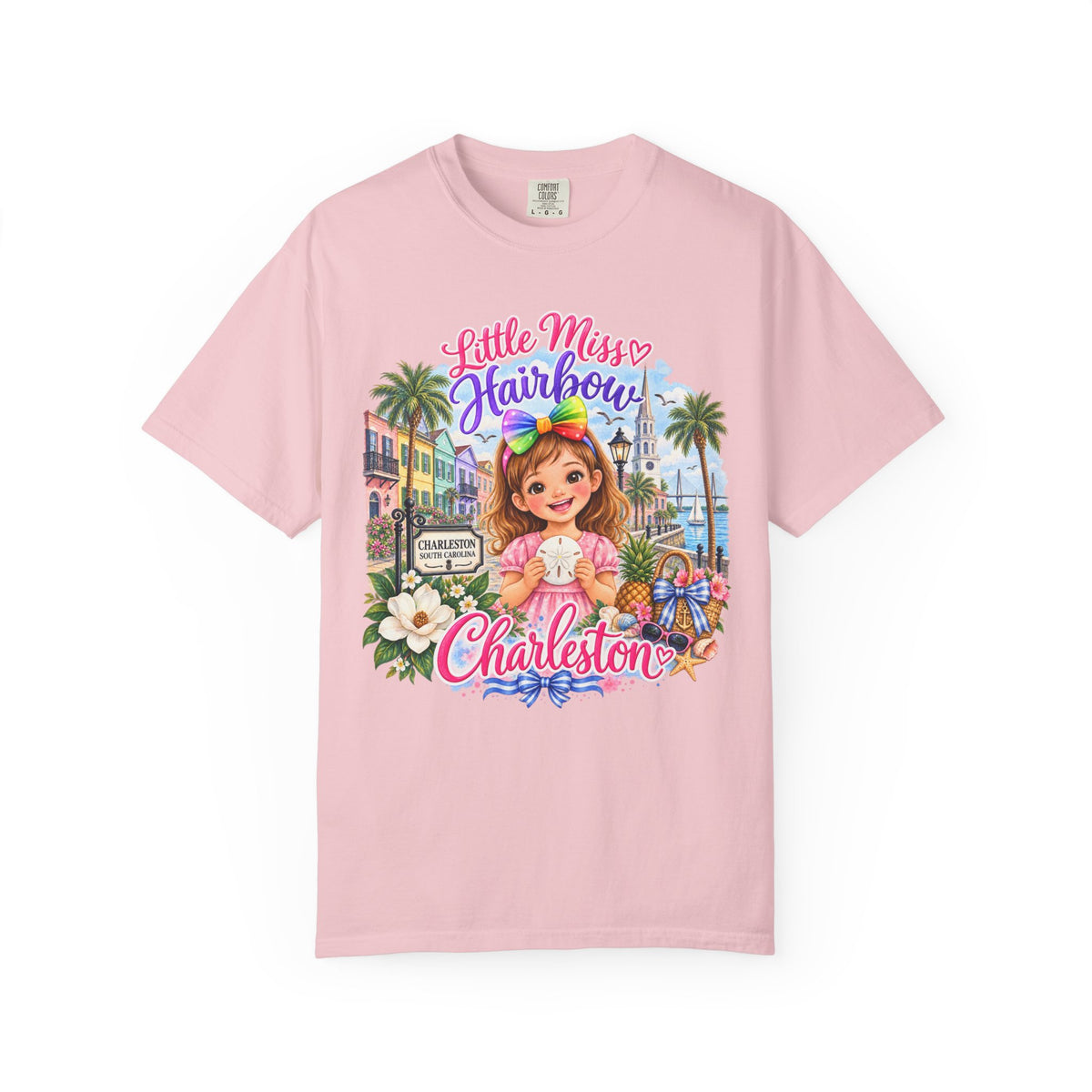Little Miss Hairbow Charleston T-Shirt