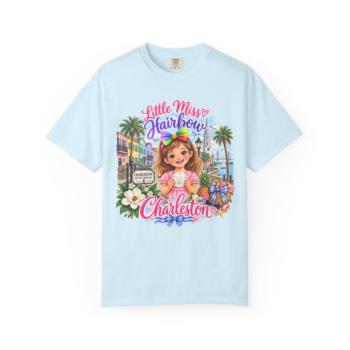 Little Miss Hairbow Charleston T-Shirt
