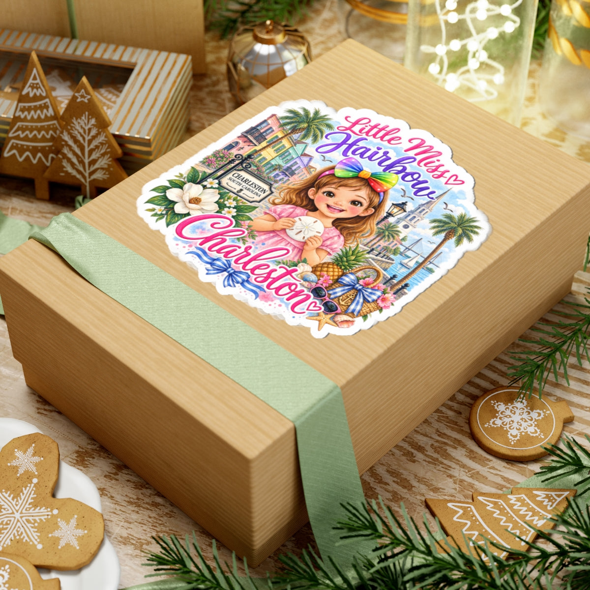 Little Miss Hairbow Charleston sticker