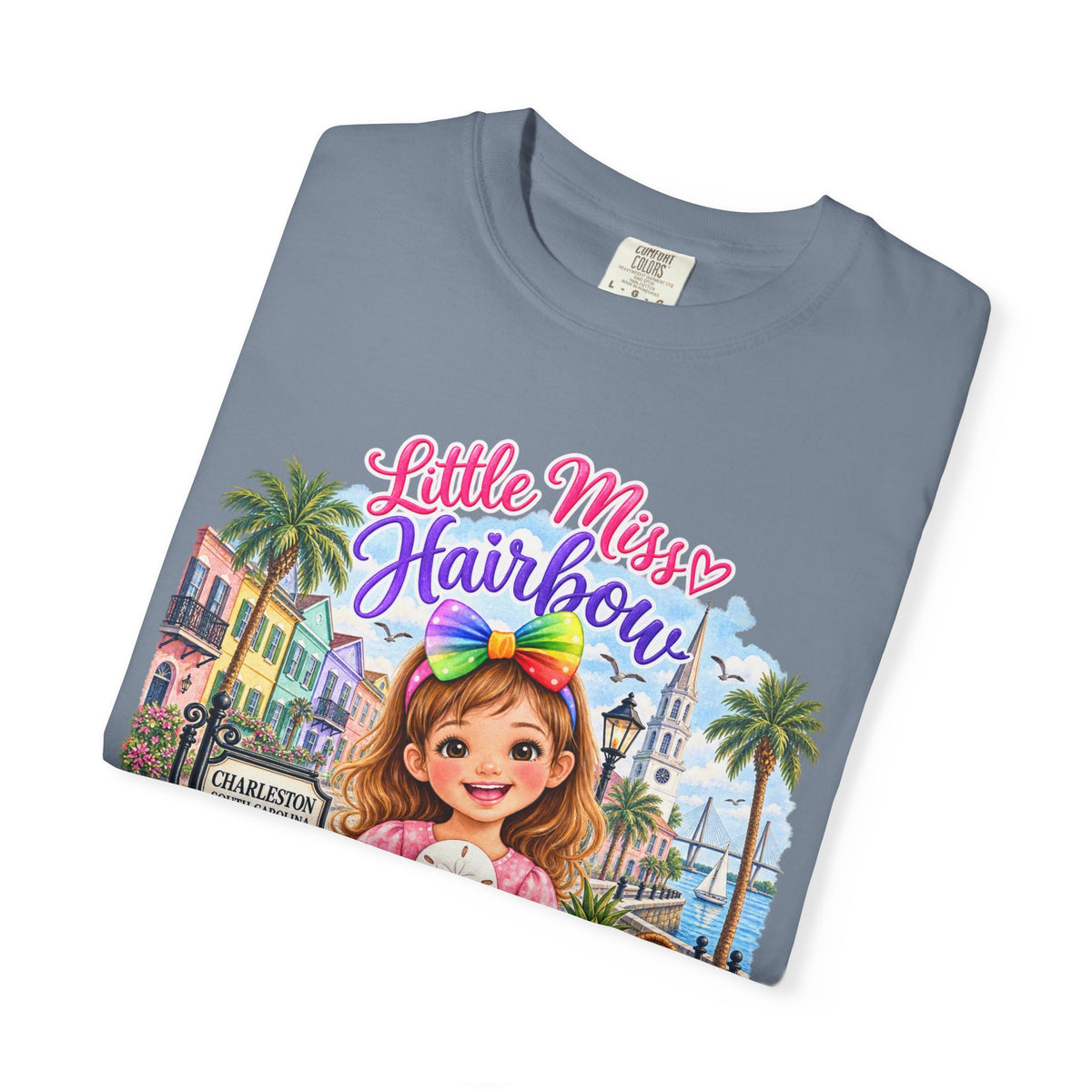 Little Miss Hairbow Charleston T-Shirt