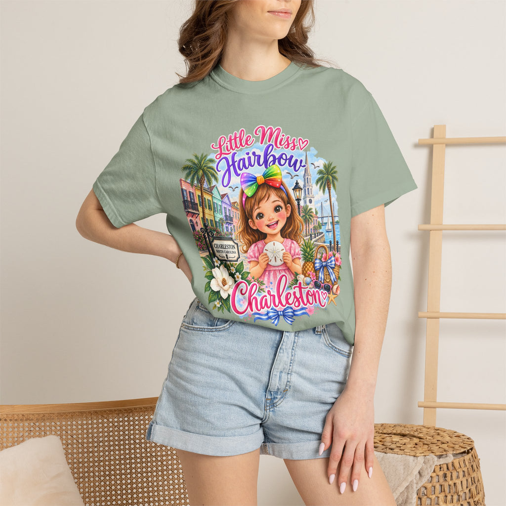 Little Miss Hairbow Charleston T-Shirt
