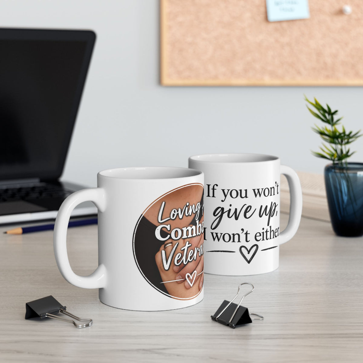 Loving A Combat Veteran Mug