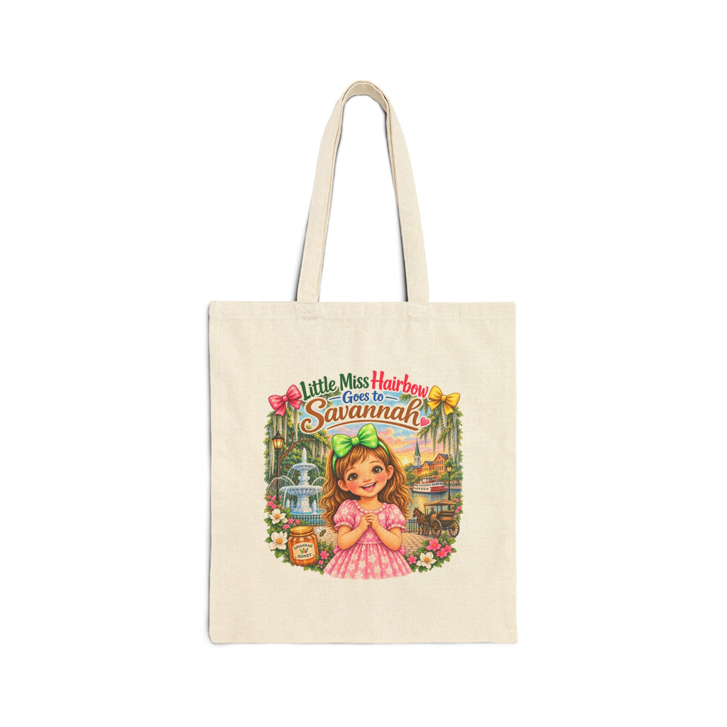 Little Miss Hairbow Goes to Savannah Tote
