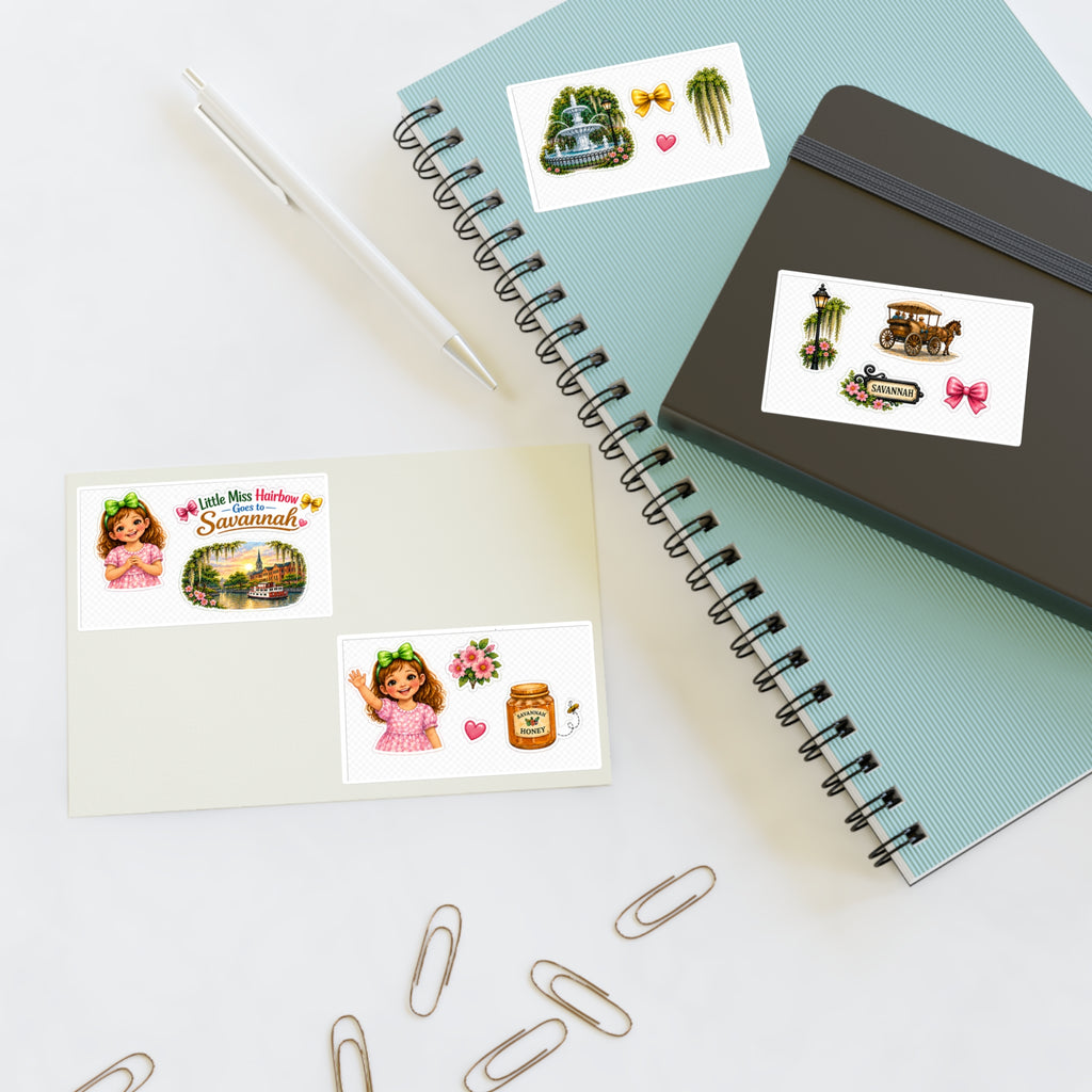 Little Miss Hairbow Savannah Stickers