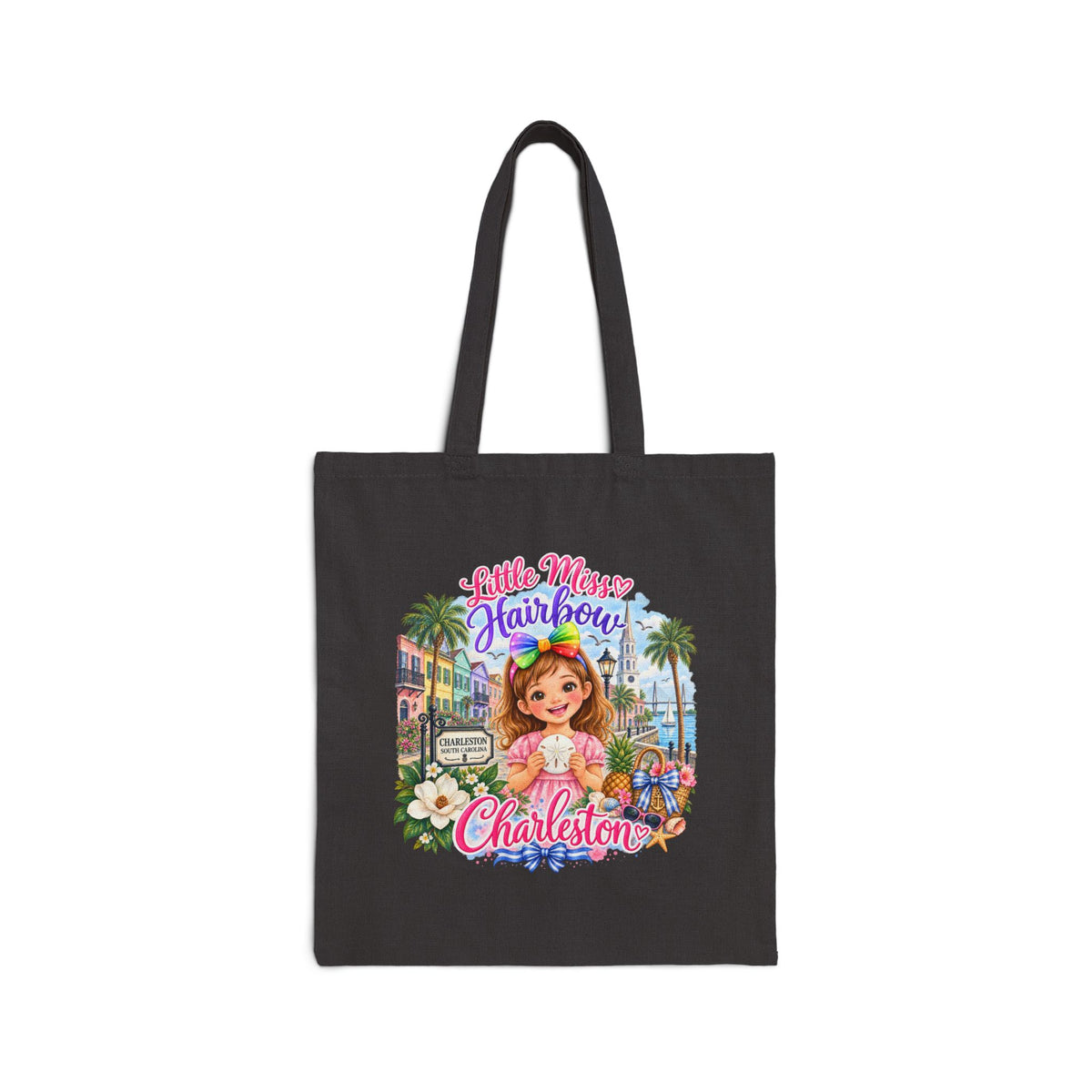 Little Miss Hairbow Charleston Tote Bag