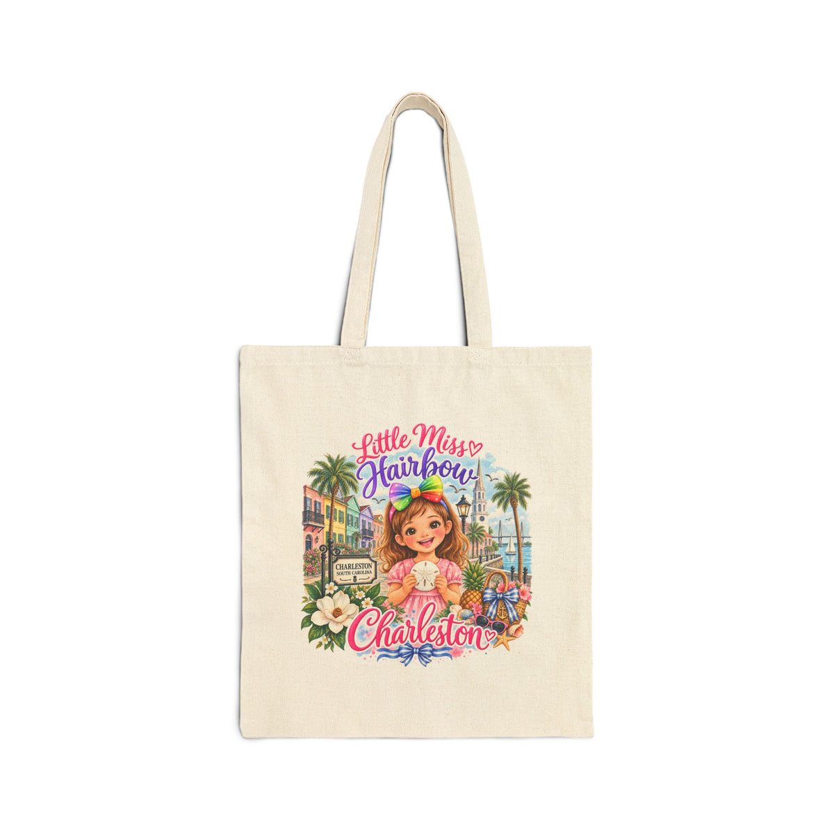 Little Miss Hairbow Charleston Tote Bag