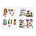 Little Miss Hairbow Charleston Stickers