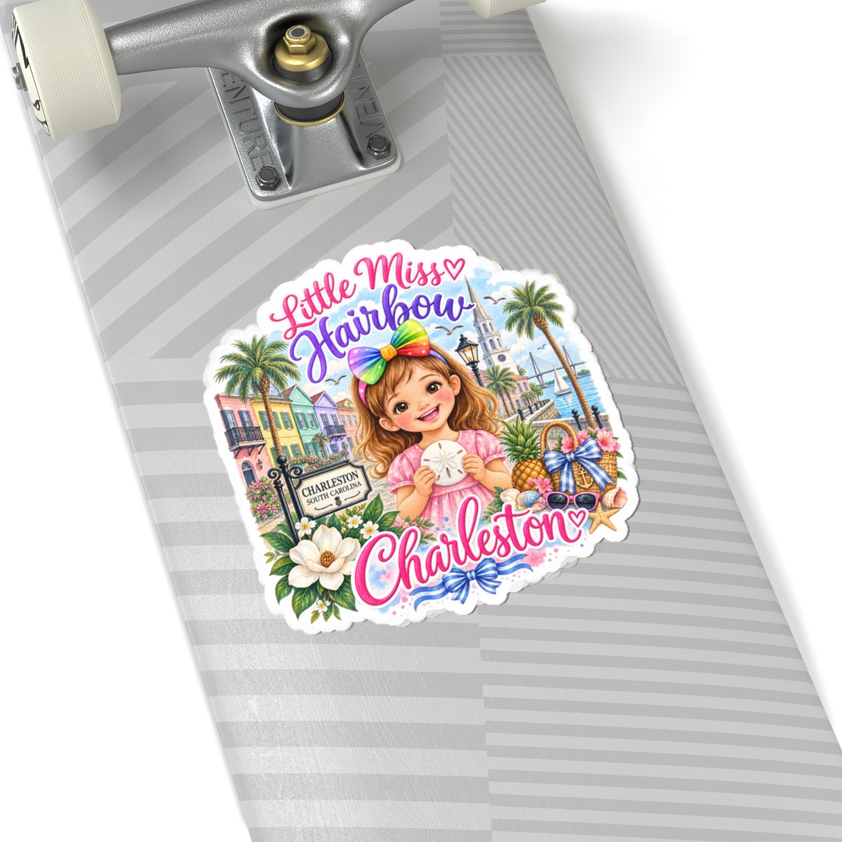 Little Miss Hairbow Charleston sticker
