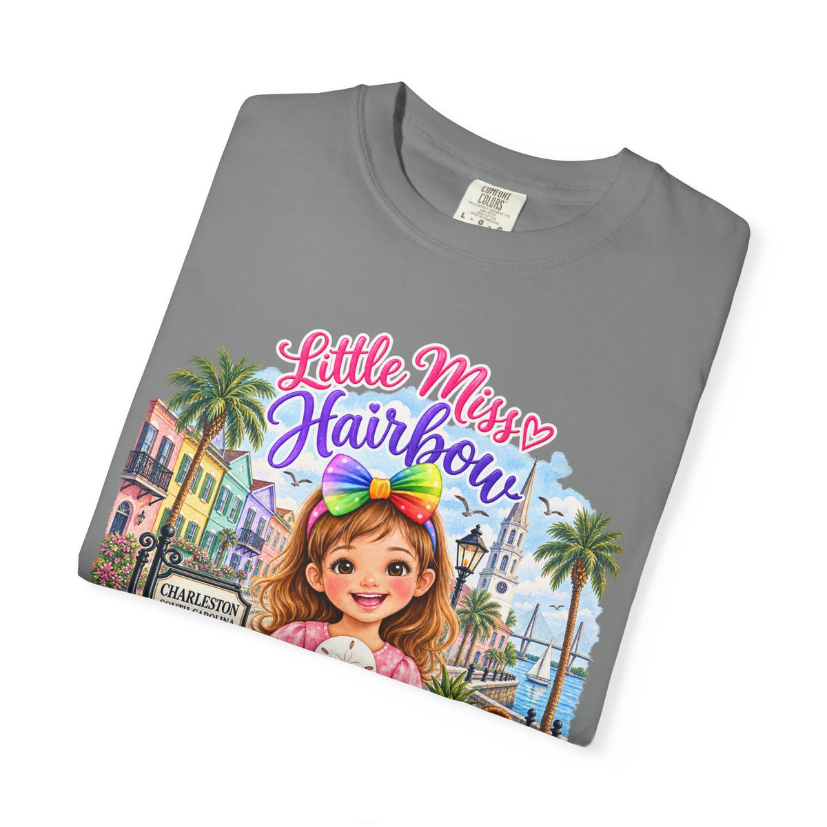 Little Miss Hairbow Charleston T-Shirt