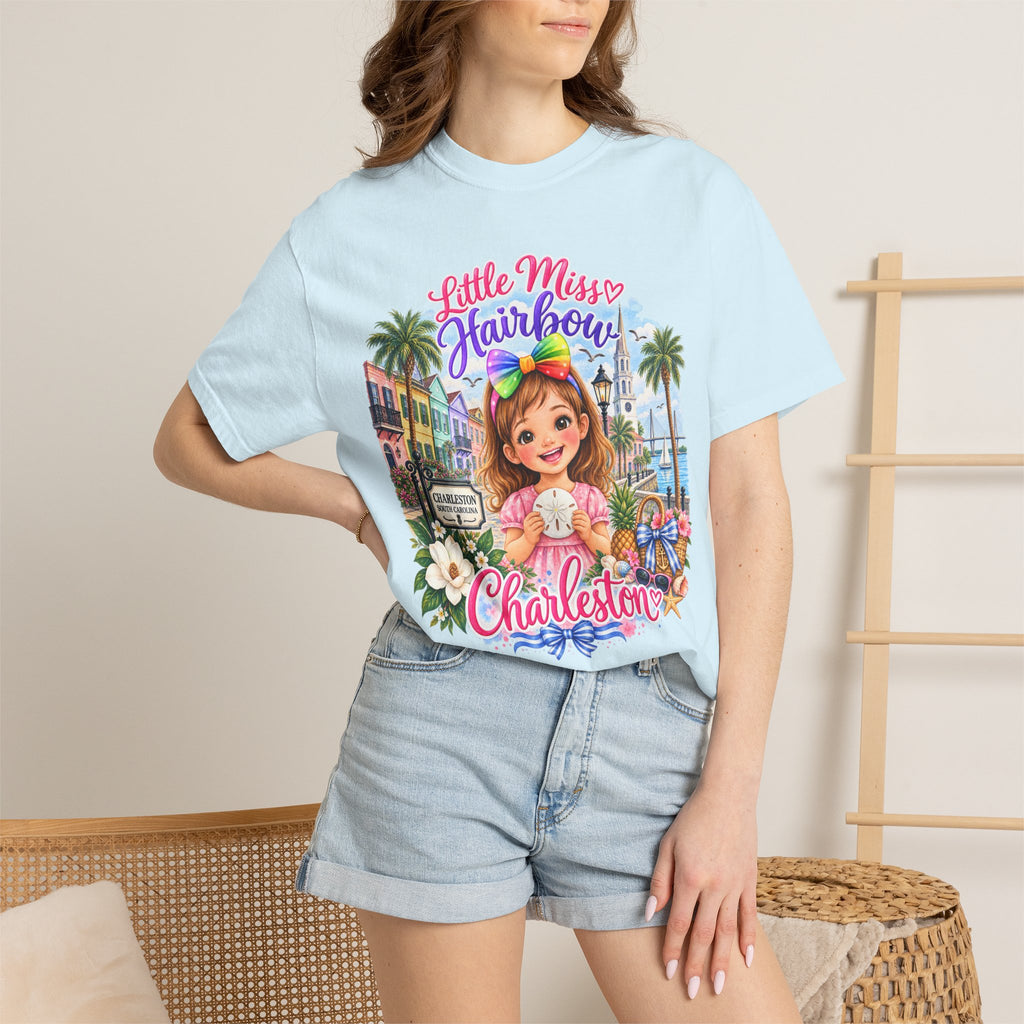 Little Miss Hairbow Charleston T-Shirt