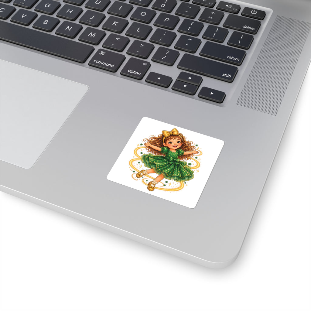 Little Miss Hairbow Goes to Green Bay sticker