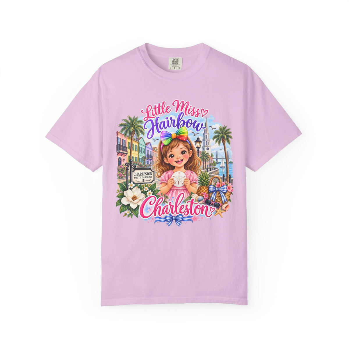 Little Miss Hairbow Charleston T-Shirt