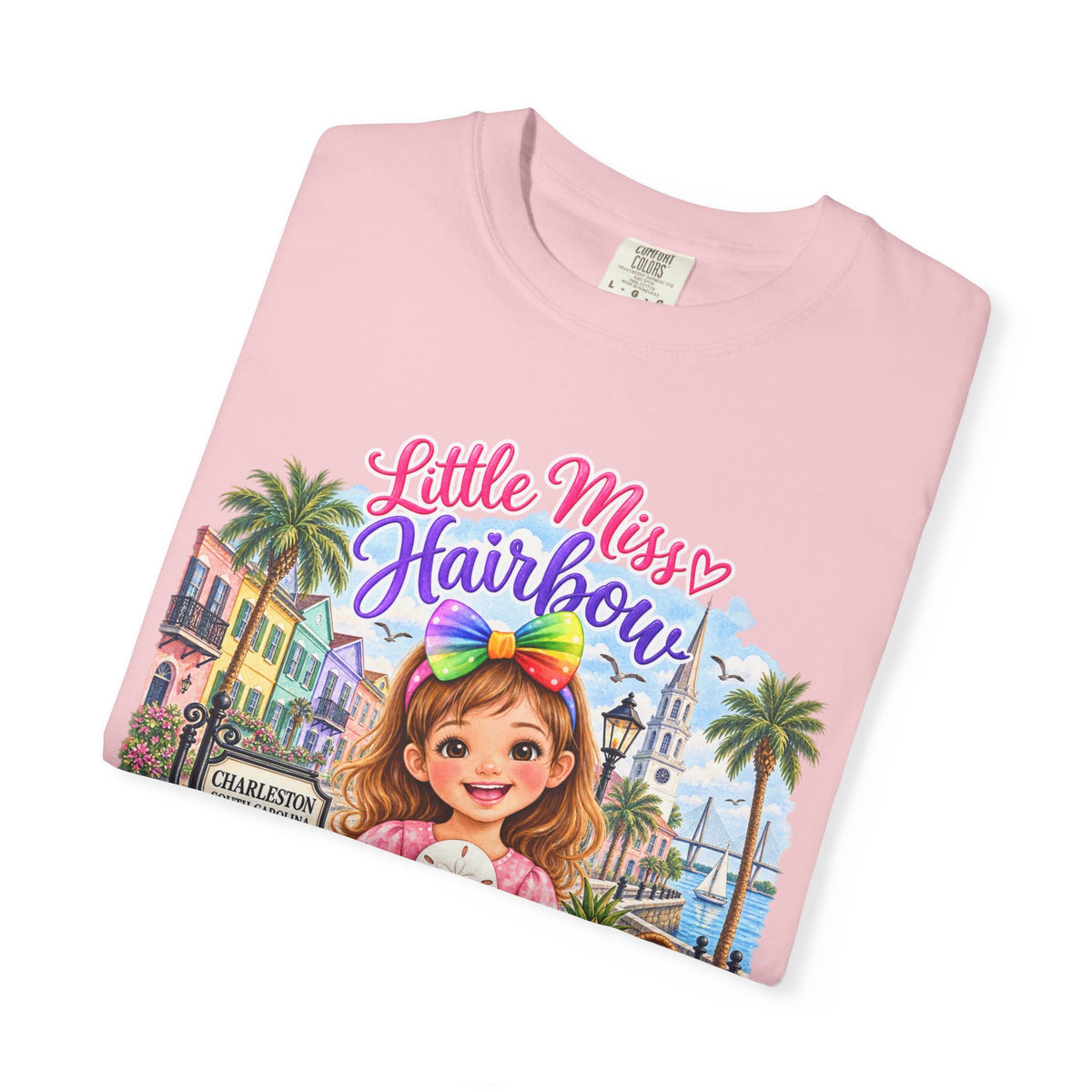 Little Miss Hairbow Charleston T-Shirt