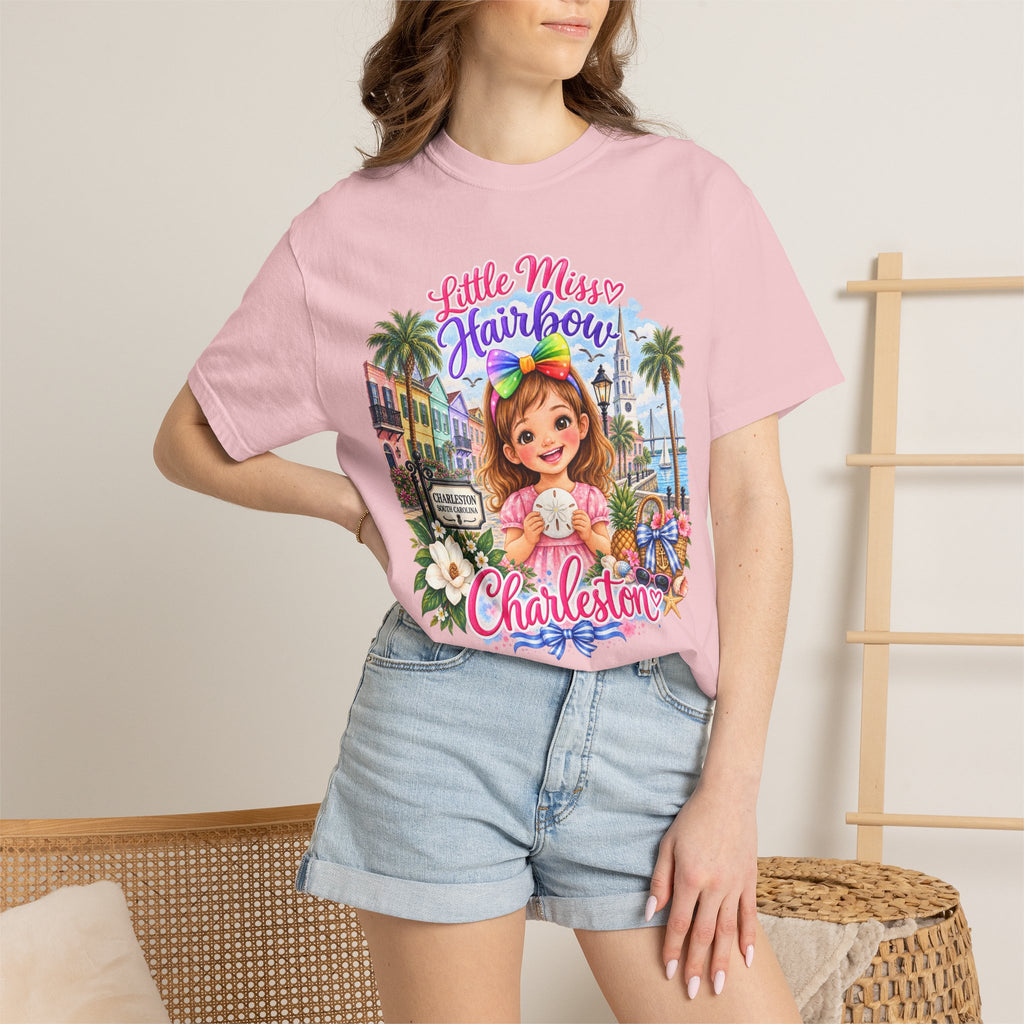 Little Miss Hairbow Charleston T-Shirt