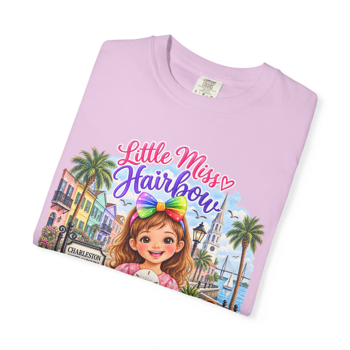 Little Miss Hairbow Charleston T-Shirt